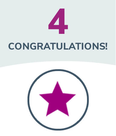 Step 4 - Congratulations
